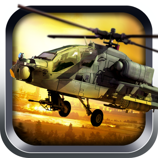 Helicopter 3D flight simulator icon