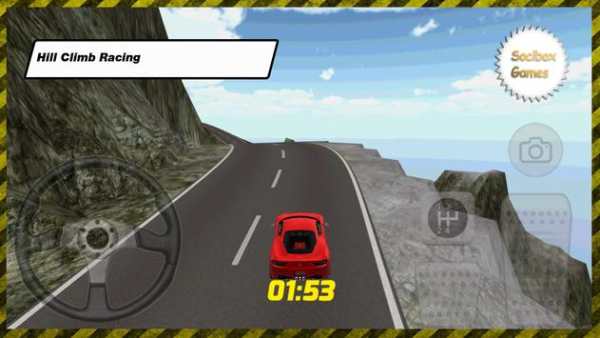 red car driving screenshot 2
