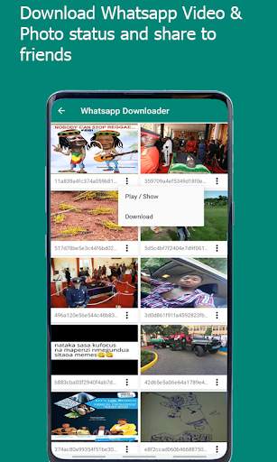 Vstatus- downloader de videos screenshot 2
