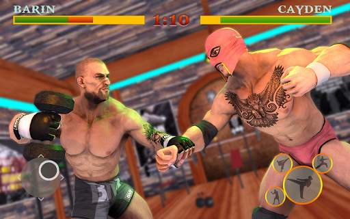 Tag Team Bodybuilder Fighting Tiger Wrestling Game screenshot 4