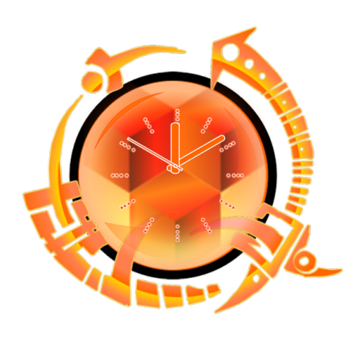 Animated Tattoo Clock Live Wal icon