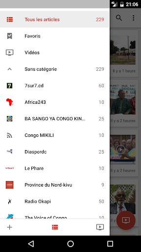 Actualités Congo RDC 1 تصوير الشاشة