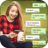 Fake Chat with Bhabhi : Fake Audio/Video Call icon
