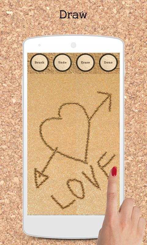 Write on Beach (Sand) स्क्रीनशॉट 2