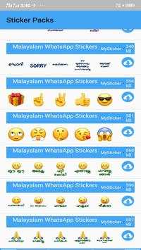 Malayalam WhatsAp Stickers - WA Stickers screenshot 3