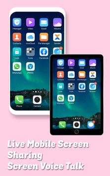 Live Mobile Screen Sharing - Screen Voice Talk скриншот 3
