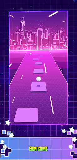 Tiles Hop Ball - Neon EDM Rush screenshot 1