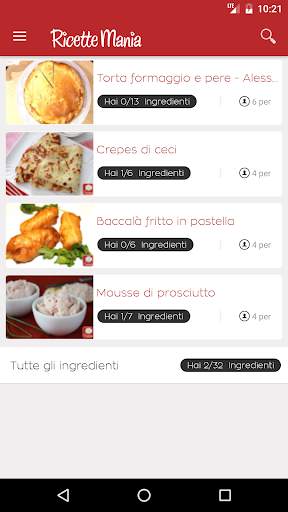 Ricette Mania screenshot 4