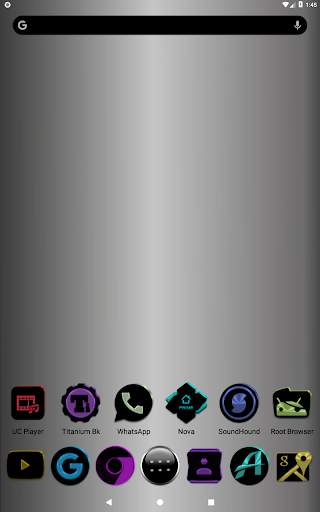 Black and Colors Icon Pack screenshot 17