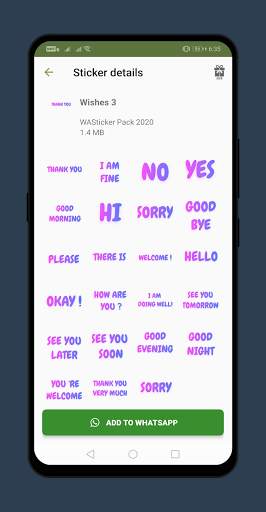 All Wishes Stickers for WhatsApp - WA Stickers App screenshot 3