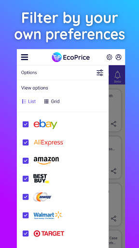 Ebay, Wallmart & Ali shopping screenshot 2
