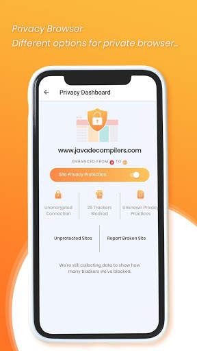 Sax Privacy Web Browser screenshot 1