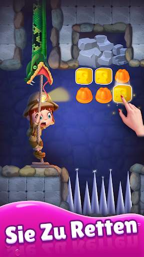 Sweet Crunch: 3-Gewinnt-Spiele screenshot 2