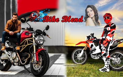 Bike Pic Blend Photo Editor 1 تصوير الشاشة