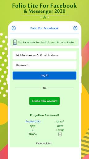 Folio Lite For Facebook & Messenger 2020 screenshot 7