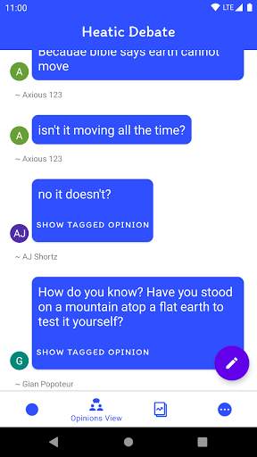 Heatic Debate App 4 تصوير الشاشة