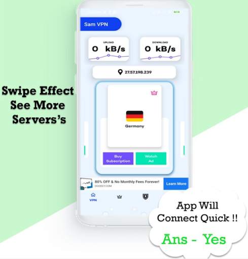 SAM VPN - Secure VPN and Fast Servers VPN screenshot 7