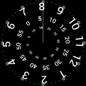 Anticlockwise Night Clock أيقونة