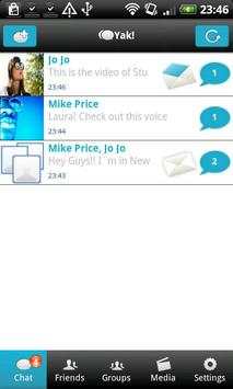 Yak Messenger screenshot 1