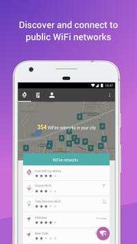 Free WiFi Map, Connect: WiFire screenshot 1