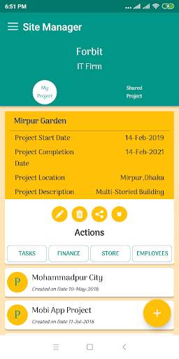 Site Manager screenshot 1