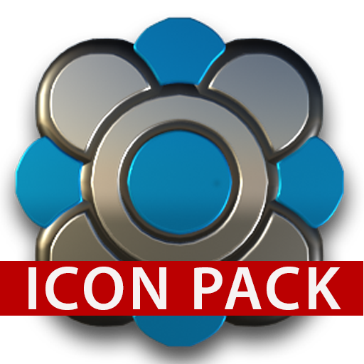 SKIPPER HD Icon Pack light blue icon