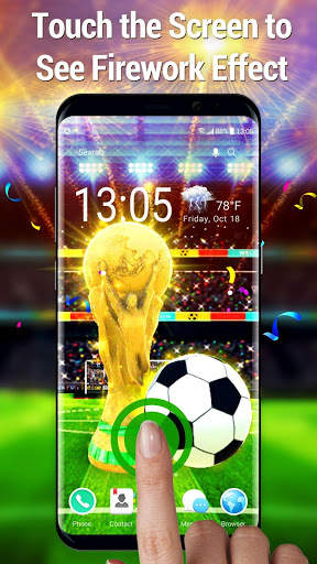 3D Soccer Live Wallpaper & Launcher for free screenshot 2