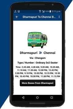 Dharmapuri Bus Info screenshot 3