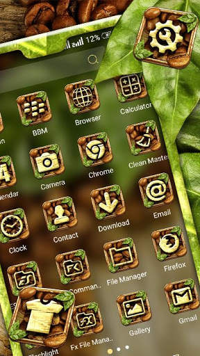 Coffee Beans Launcher Theme screenshot 2