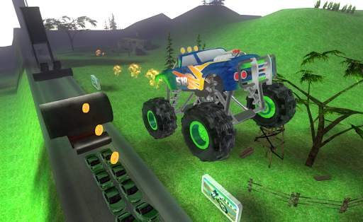 Big Monster Truck Racing 3D screenshot 4