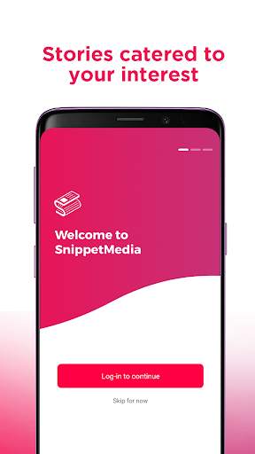 SnippetMedia Lite - News & Earn Real Cash! screenshot 1