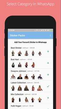 WWE Stickers स्क्रीनशॉट 4