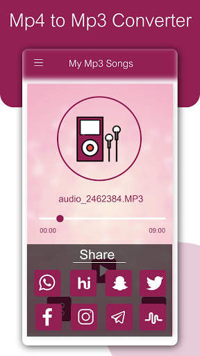 Mp4 to Mp3 - تحويل الفيديو إلى صوت 5 تصوير الشاشة