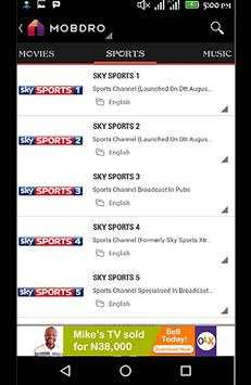 Mobdre TV screenshot 2