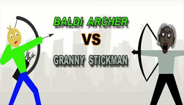 Baldi Archer vs Stickman Granny screenshot 1