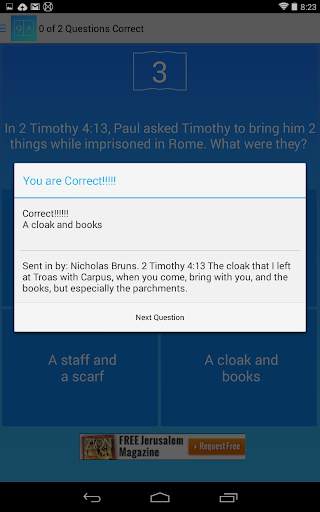 Bible Trivia Game Free screenshot 9