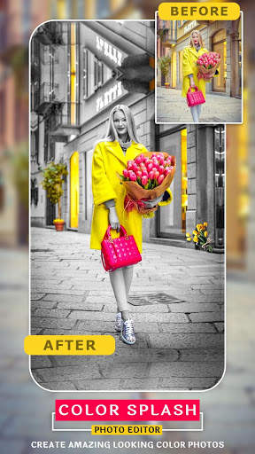 Color Splash : Black and White Photo Editor 3 تصوير الشاشة