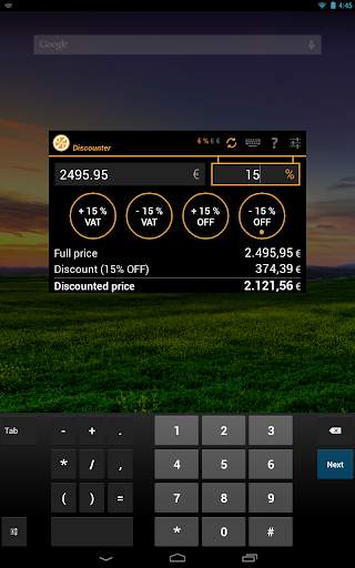 Discounter Free calculator screenshot 15