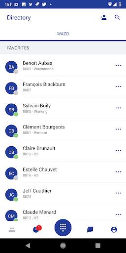 Wazo screenshot 2