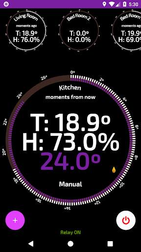 Smart Thermostat: termostato w screenshot 1