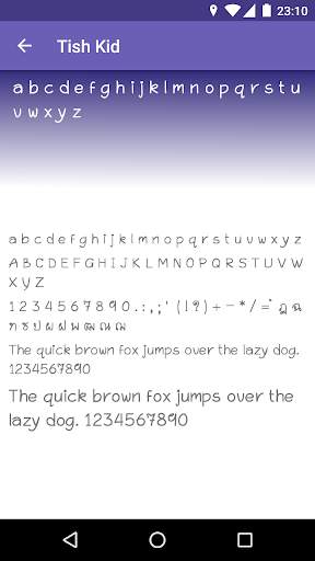 Thai Fonts for FlipFont screenshot 2