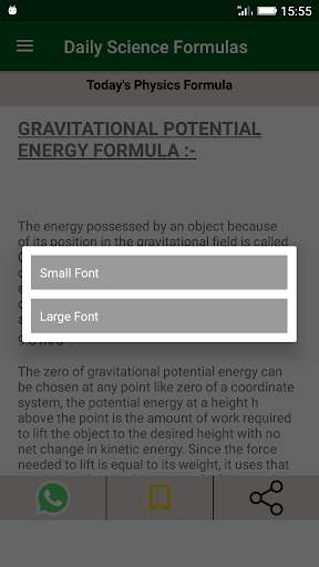 Learn Daily Science Formulas screenshot 6