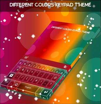 Different Colors Keypad Theme screenshot 1