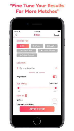Bisexual Dating App and Lesbian Dating App screenshot 3