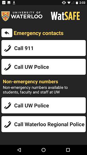 WatSAFE screenshot 3