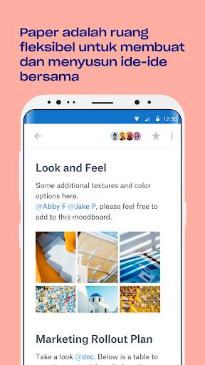 Dropbox Paper screenshot 1