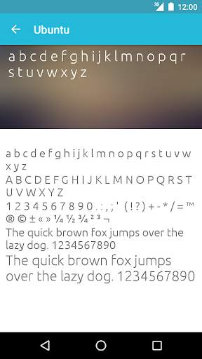 Clean Fonts for FlipFont screenshot 3