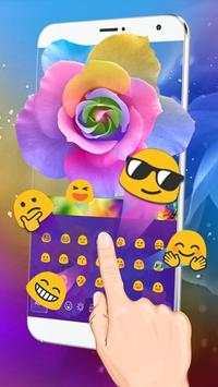 Colorful Rose Keyboard Theme screenshot 2