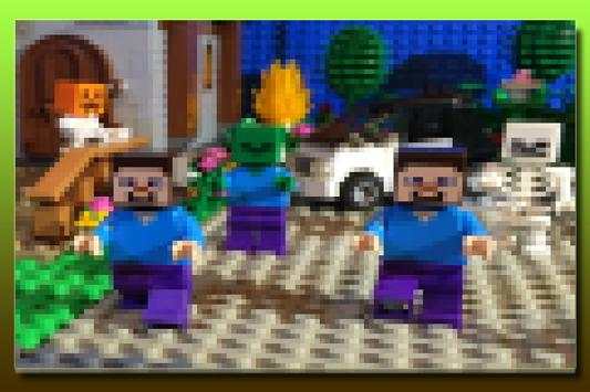 Slide Puzzle Lego Minecraft screenshot 2