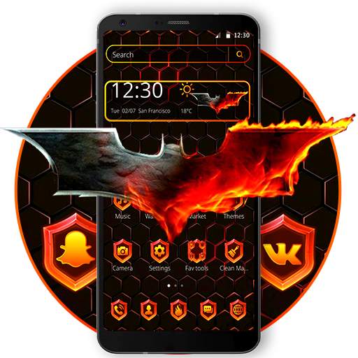 Bat Red Superman Theme 1.1.5